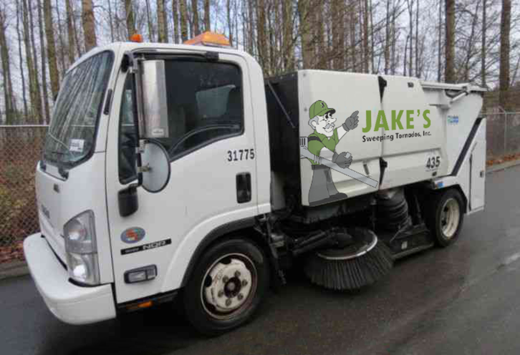 Street Sweeping services in the San Jose, California region - photo-sweeper truck