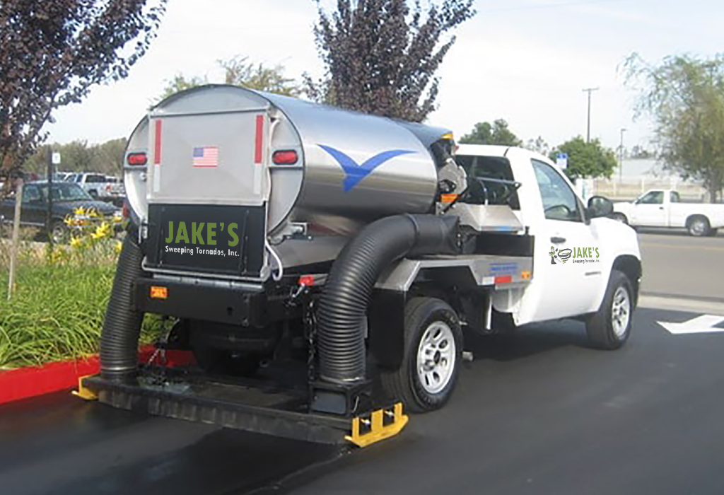 Street Sweeping services in the San Jose, California region - photo-sweeper truck