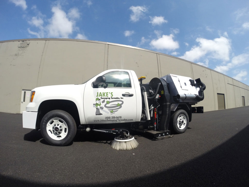 Street Sweeping services in the San Jose, California region - Photo of Truck