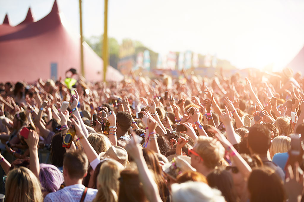 Street Sweeping services in the San Jose, California region - Photo of Festival Crowd