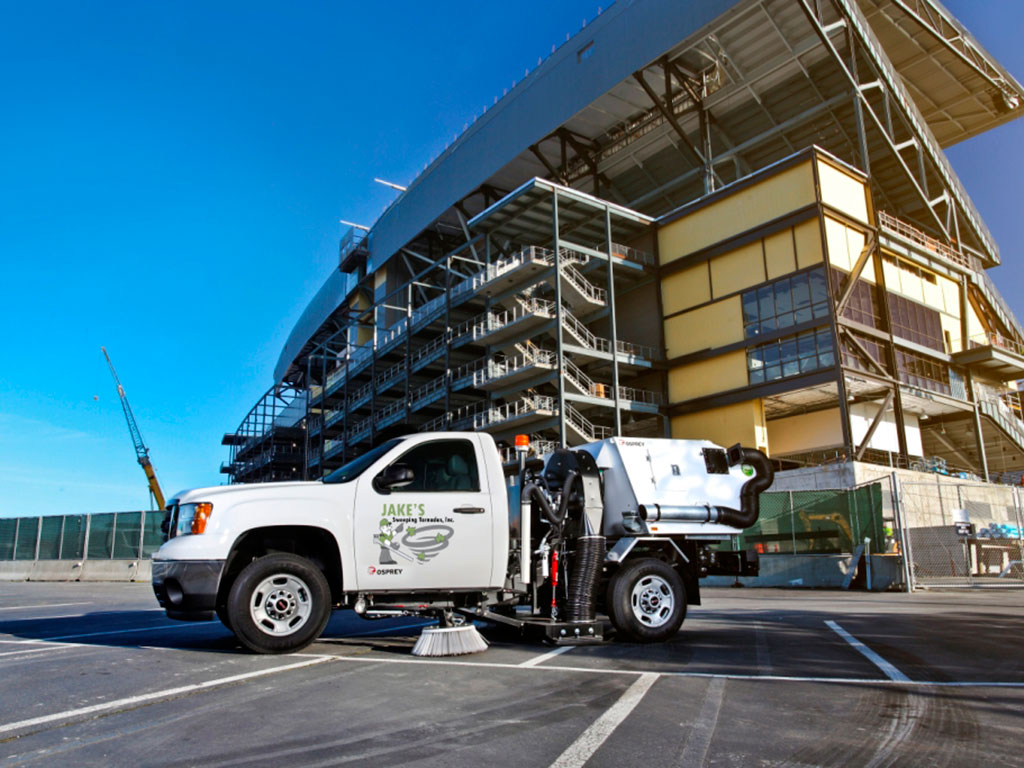 Street Sweeping services in the San Jose, California region - Photo of Truck