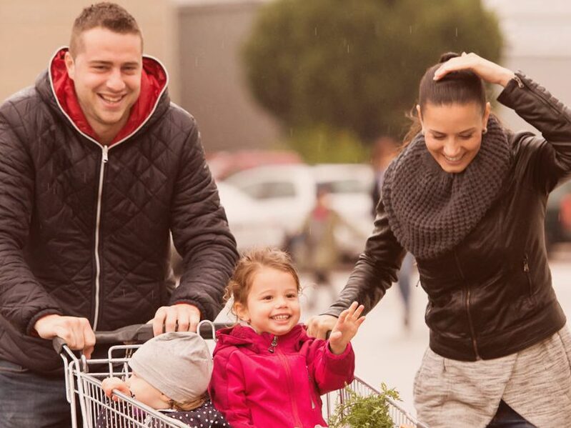 Street Sweeping services in the San Jose, California region - Photo of Happy Couple and child